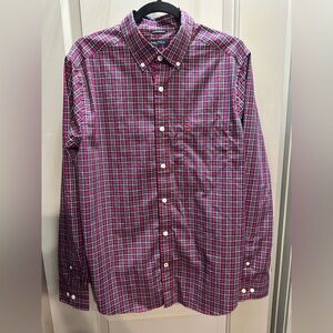 Nautica Size L Plaid Button Down Long Sleeve Shirt NWOT